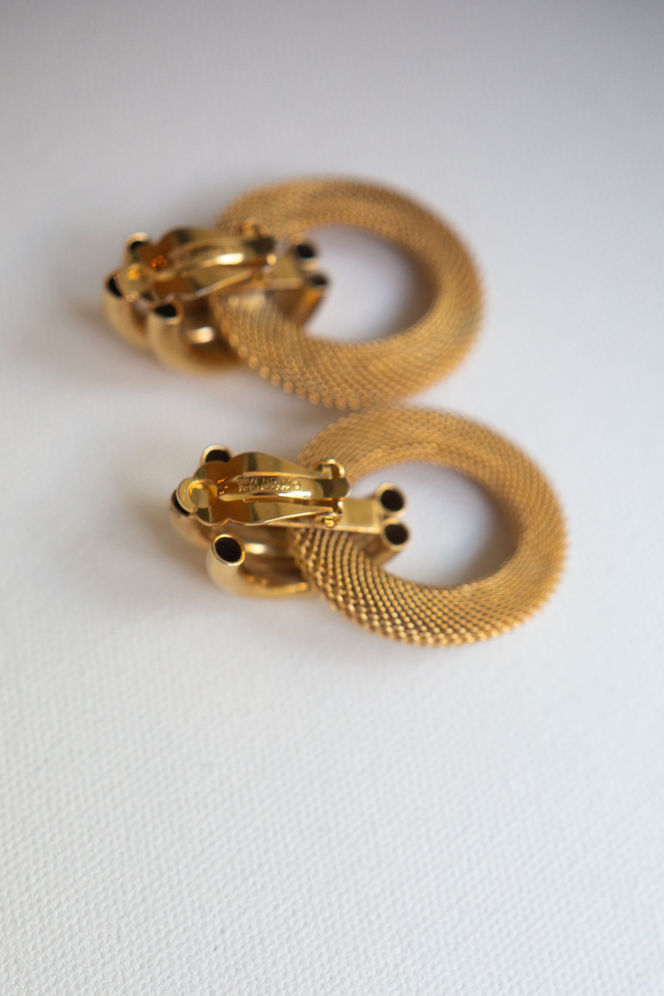 Givenchy Gold Love Knot Earrings-Vintage