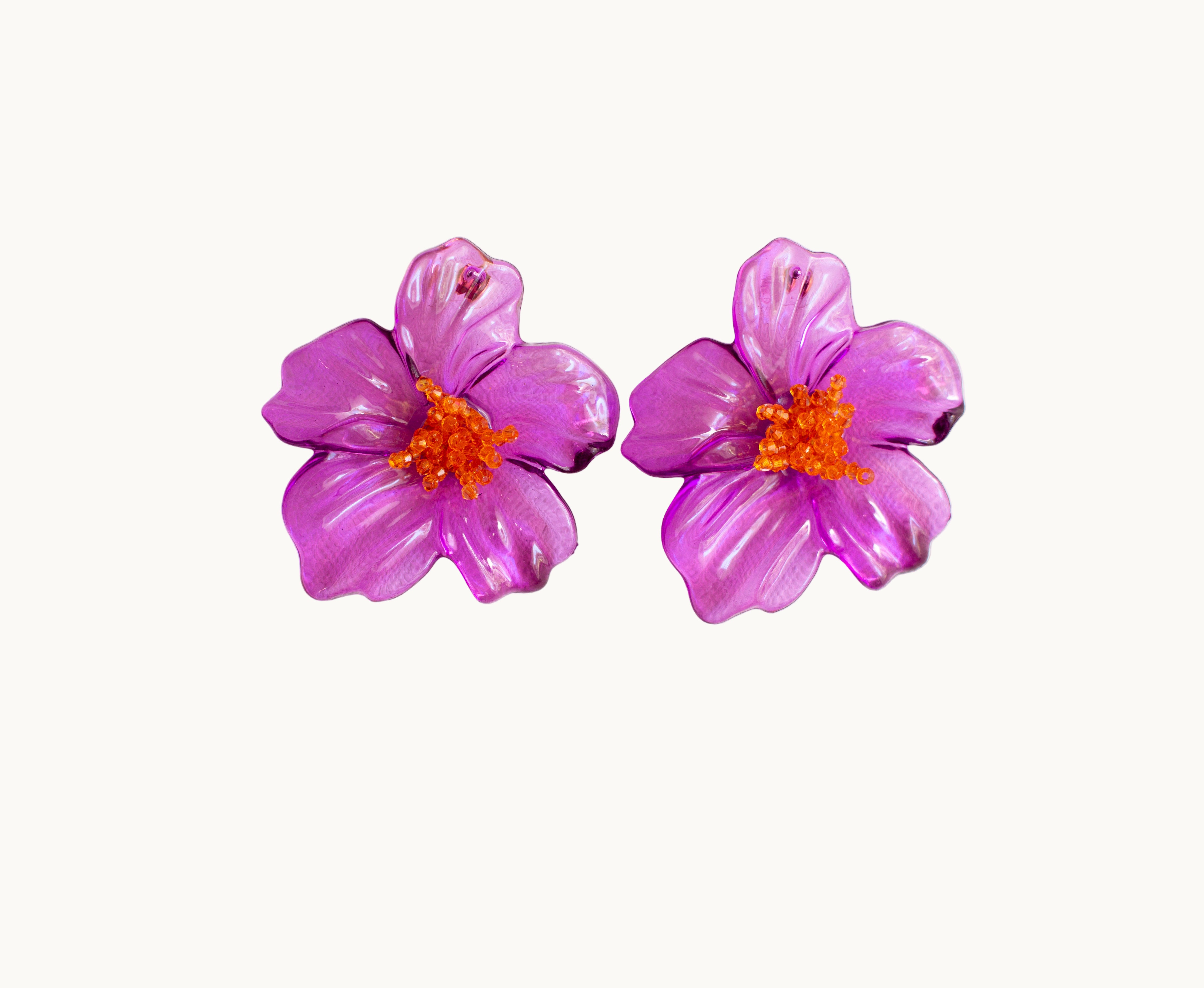 Tropic Heat Flower Earrings