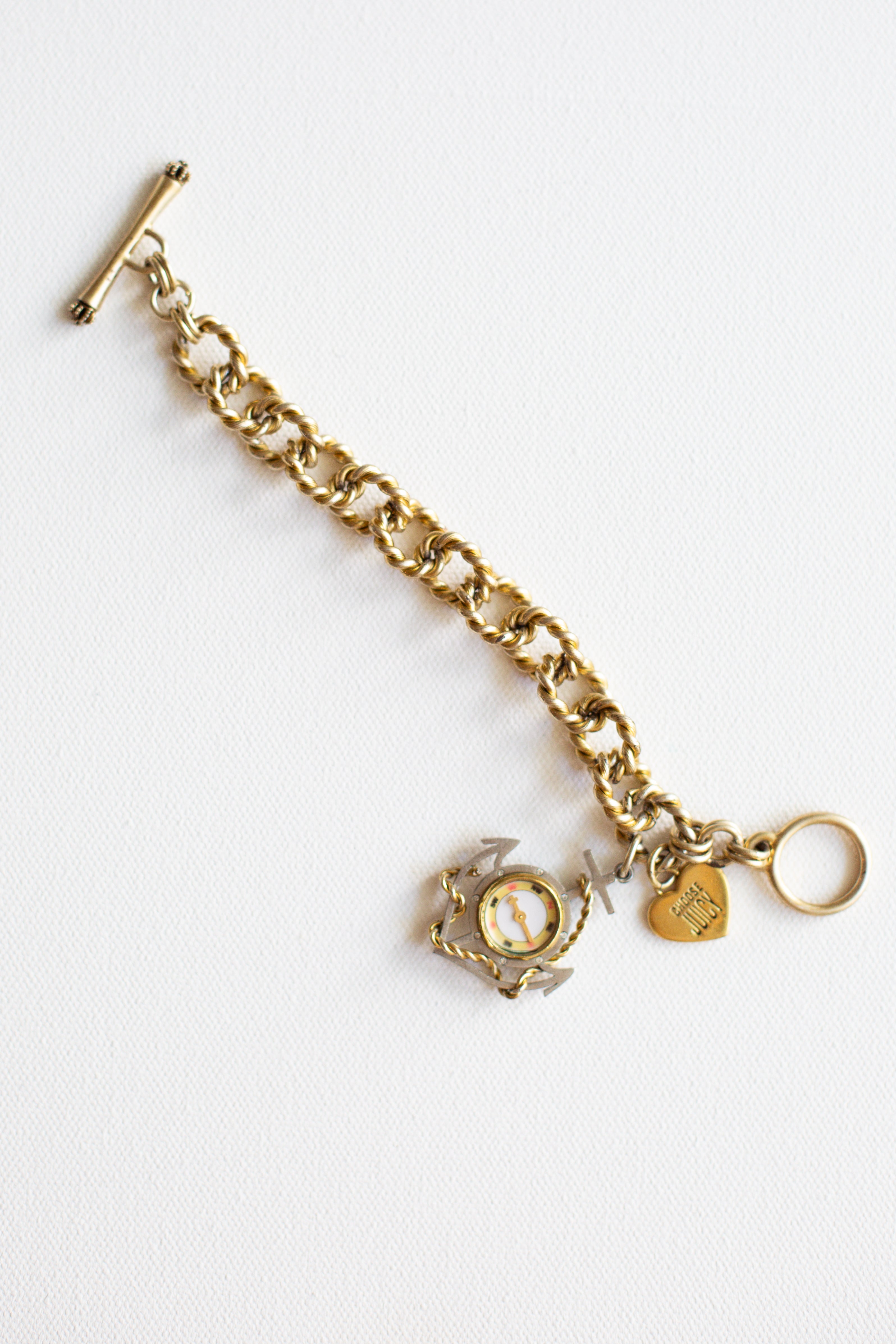 Hampton’s Anchor Gold Juicy Bracelet- Vintage
