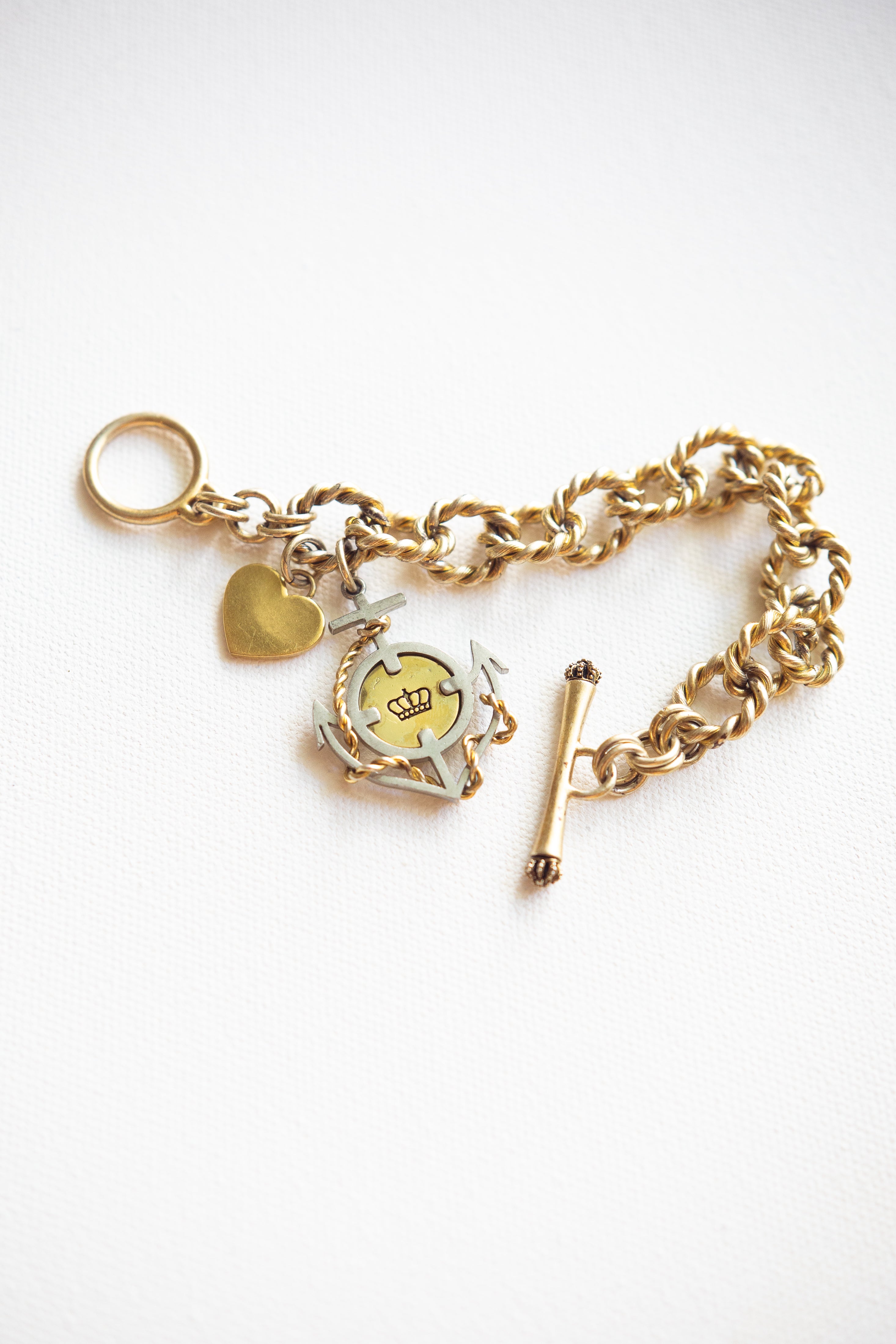 Hampton’s Anchor Gold Juicy Bracelet- Vintage