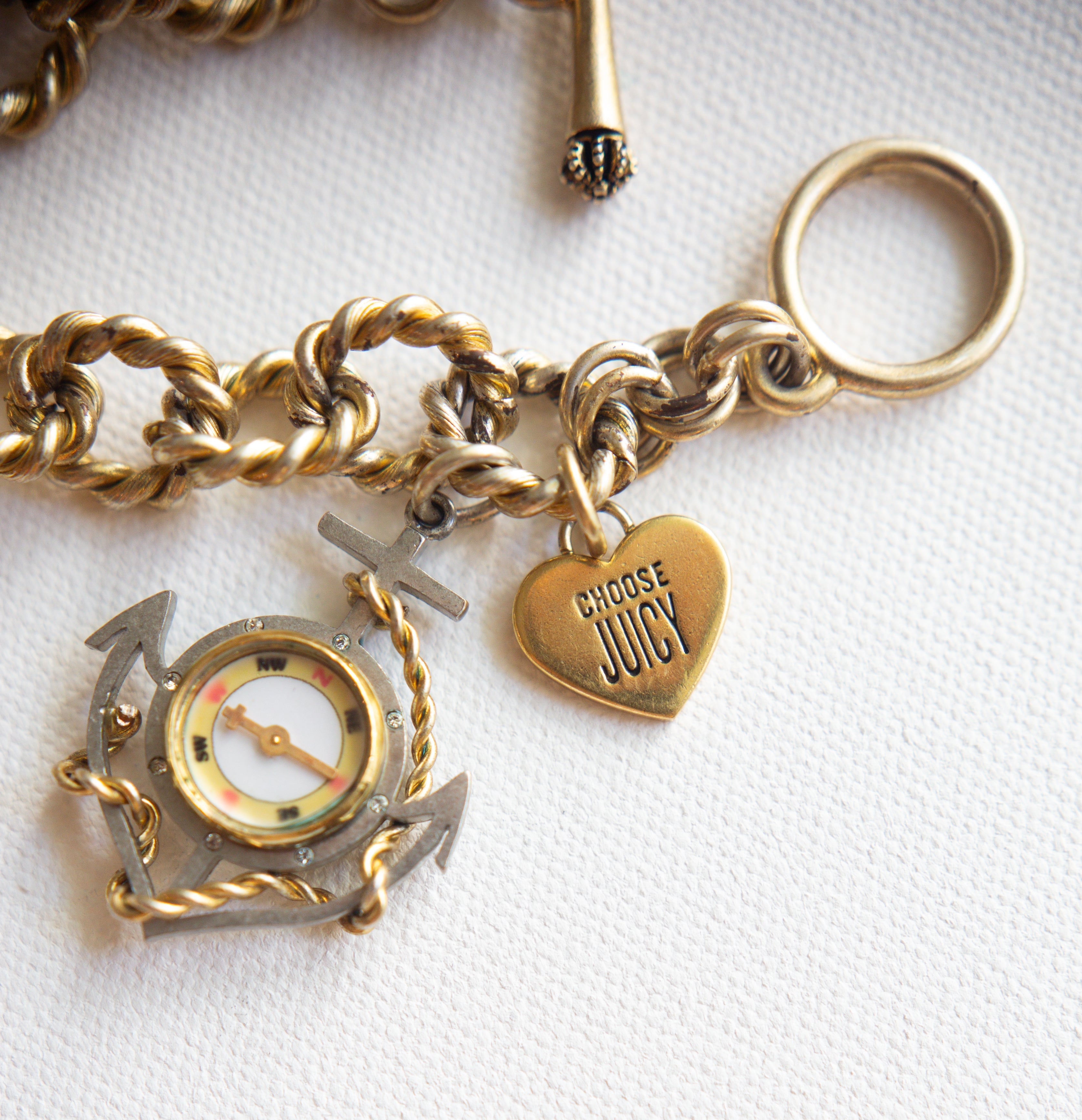 Hampton’s Anchor Gold Juicy Bracelet- Vintage