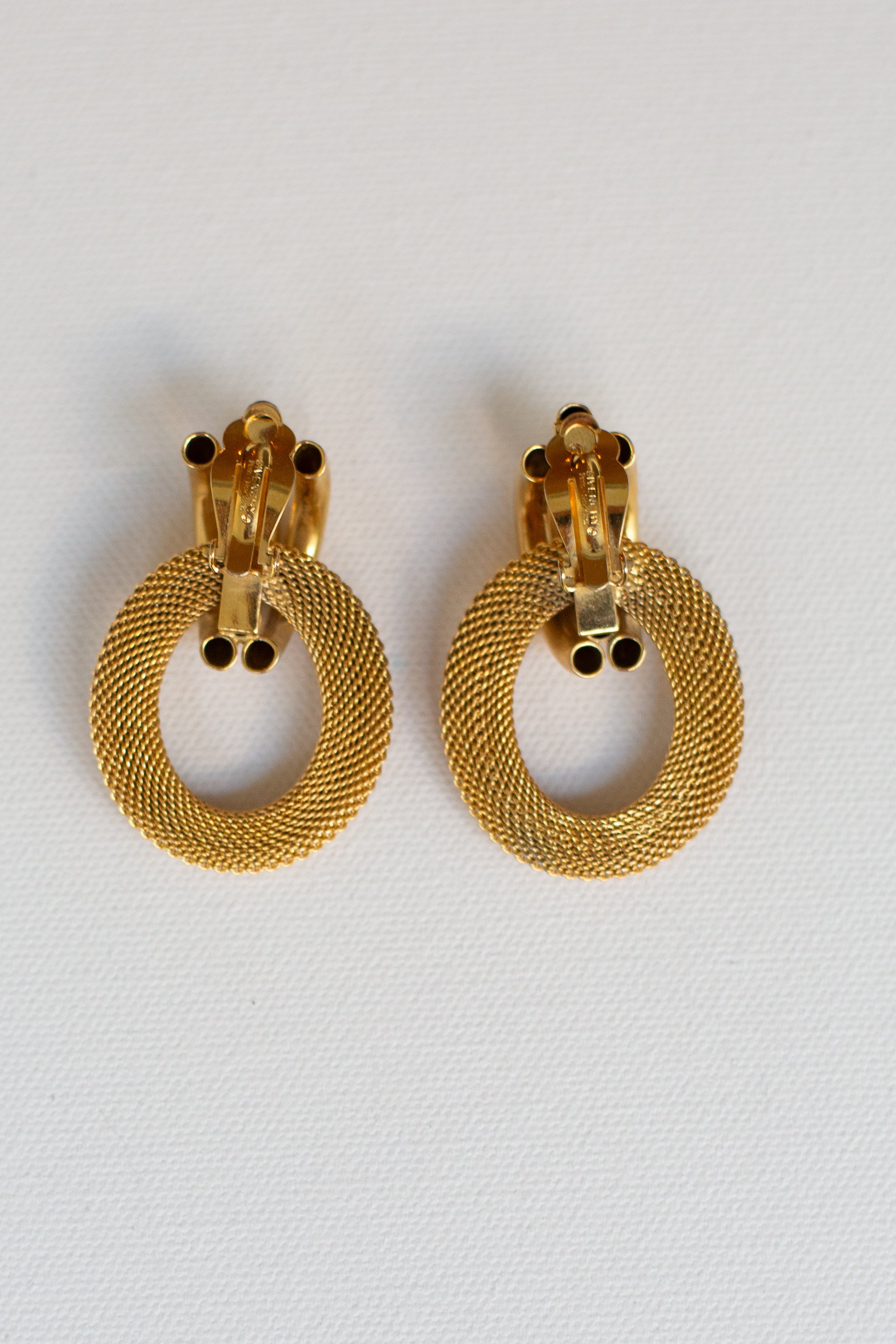 Givenchy Gold Love Knot Earrings-Vintage