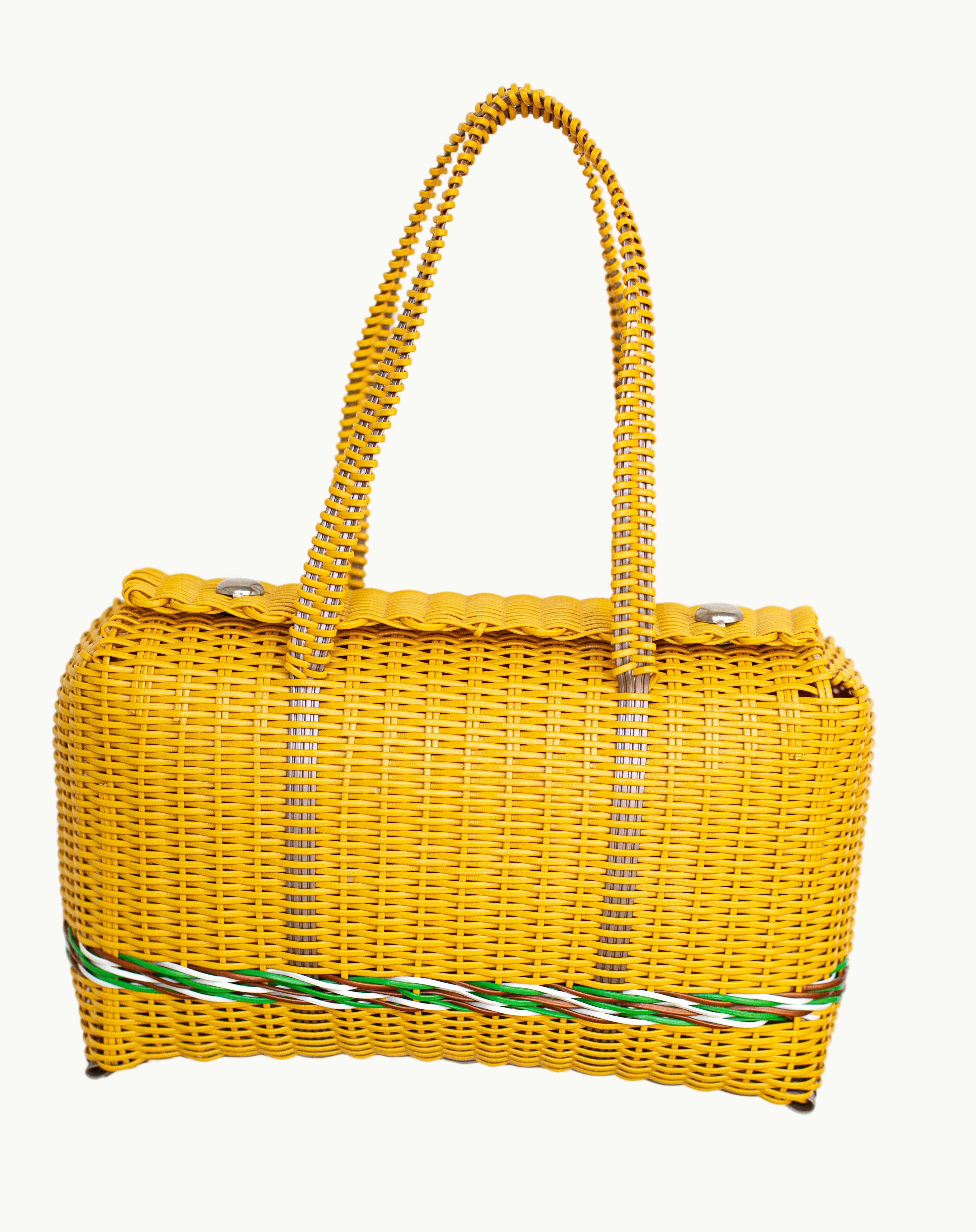 Sun Basket Tote-Vintage