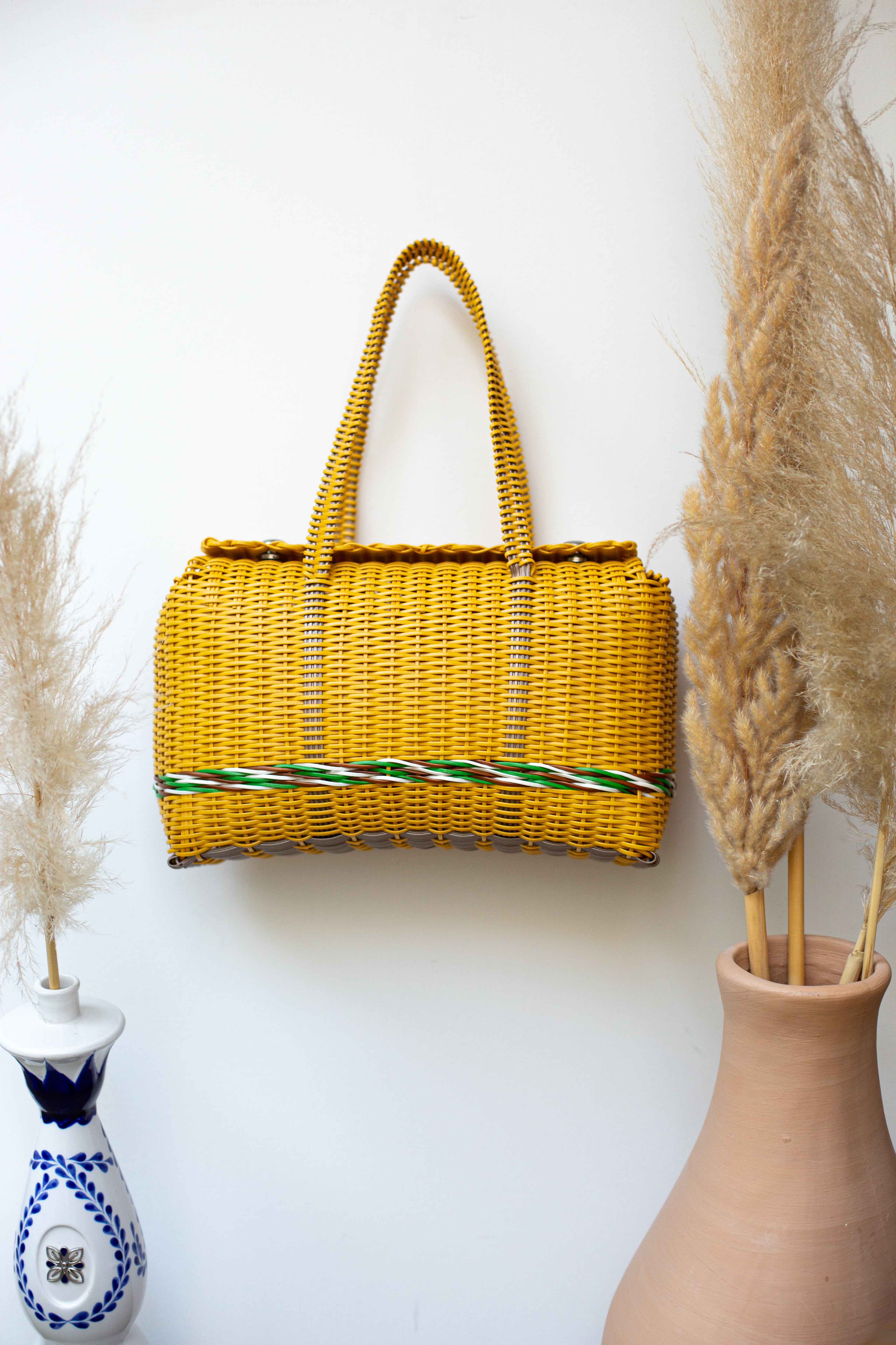 Sun Basket Tote-Vintage